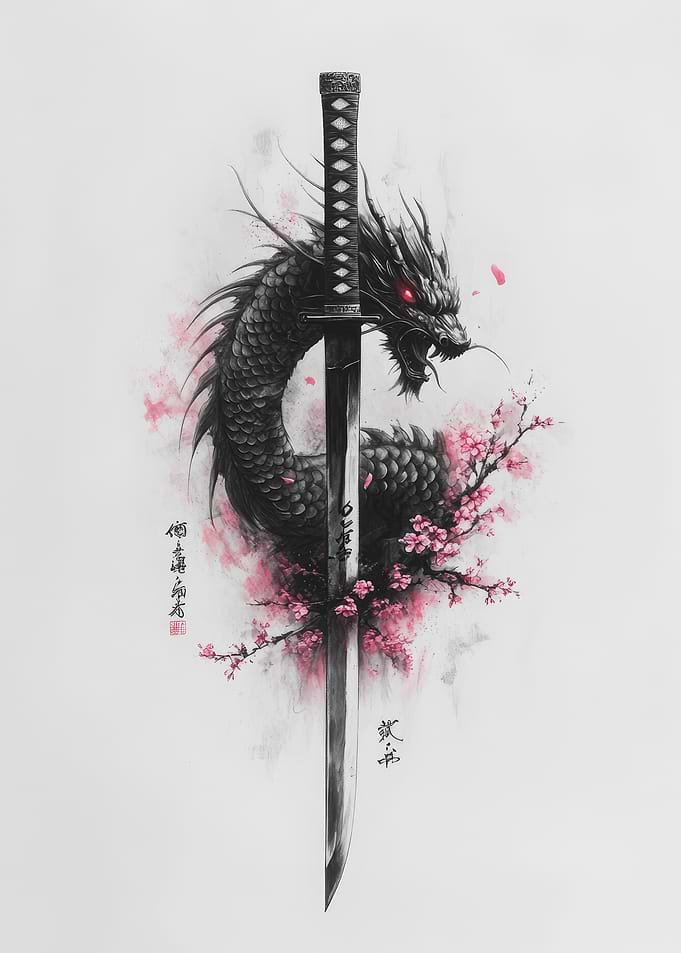 Dragon Samurai Katana