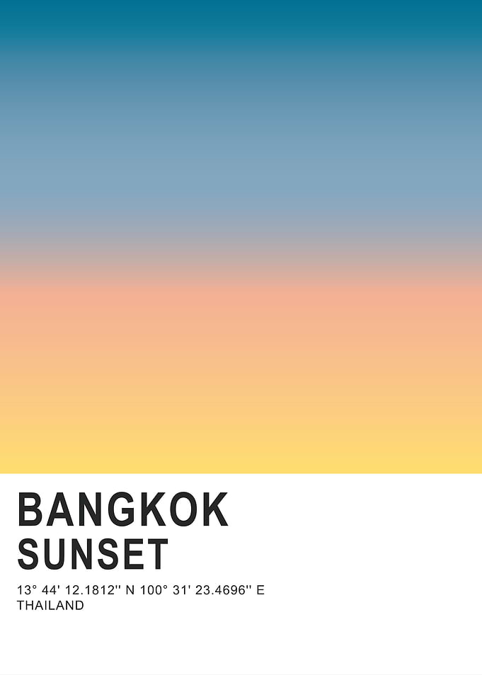 Bangkok Sunset Gradient