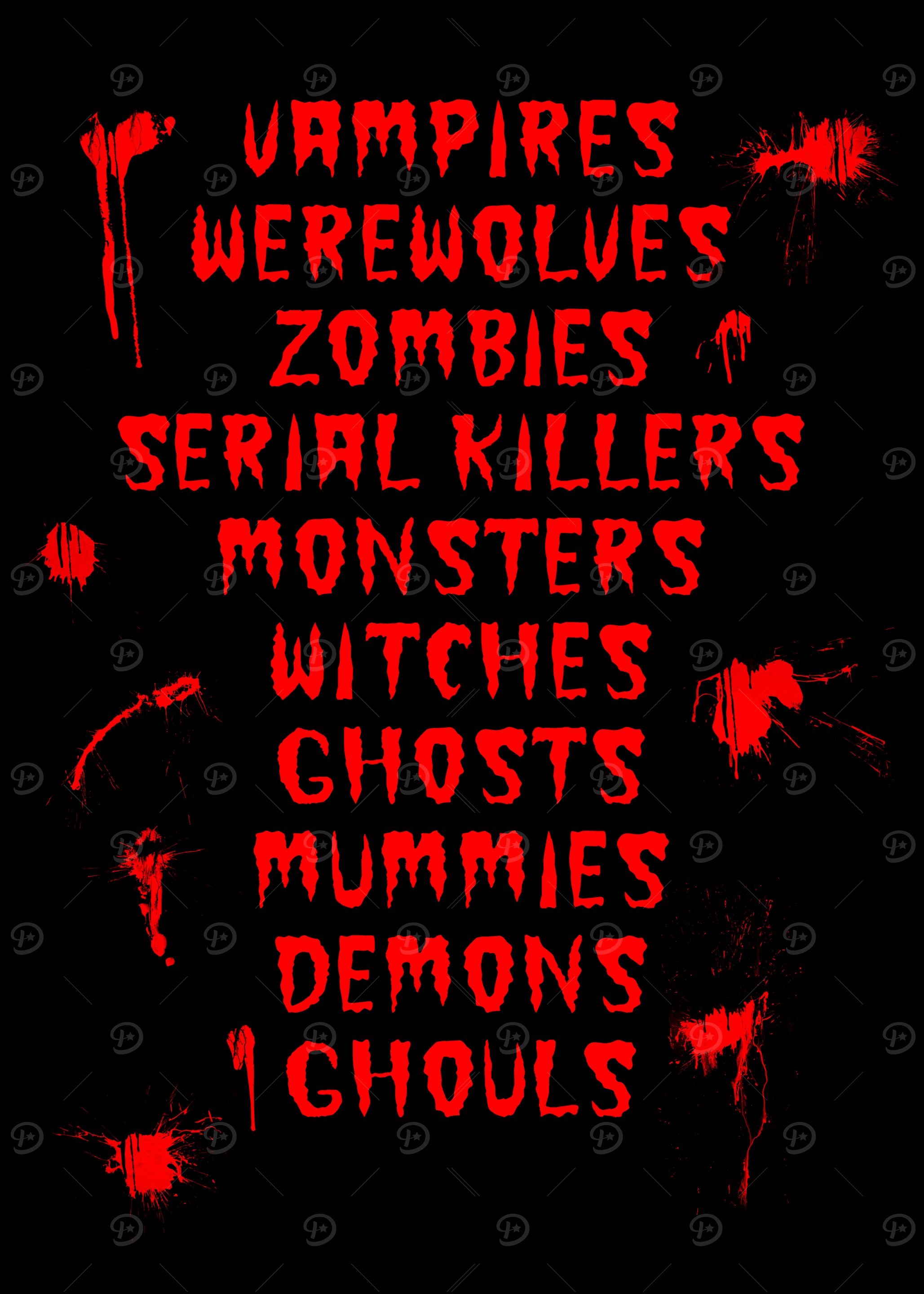 Horror Movie Monsters List