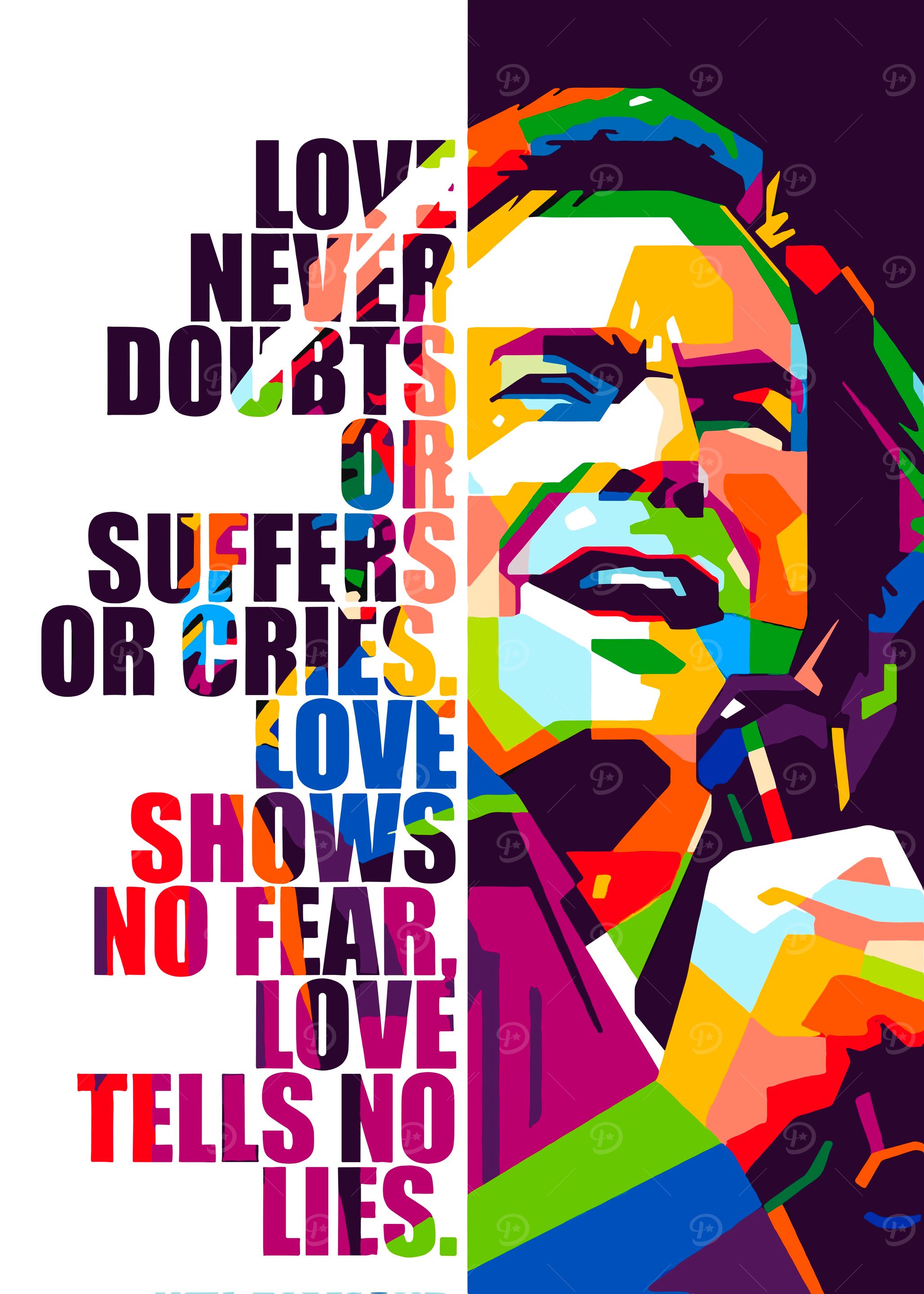 Love Never Doubts Pop Art