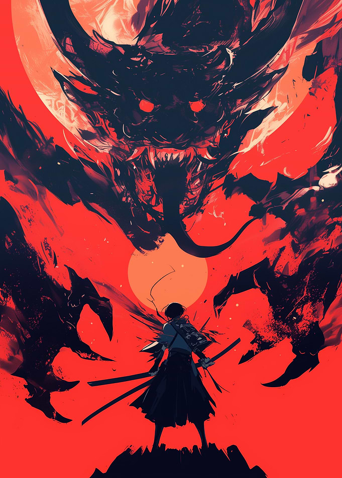 Samurai vs. Dragon
