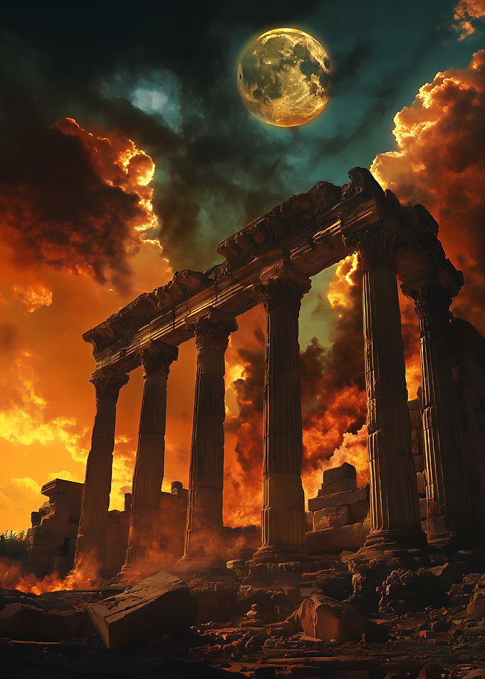 Destroyed Temple of Artemis at Ephesusl