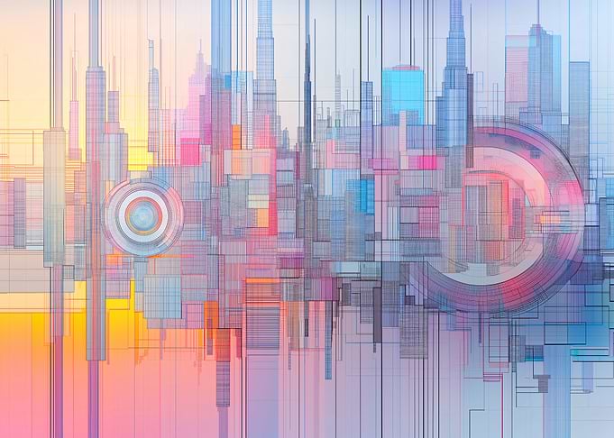 Abstract Cityscape