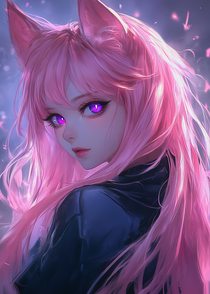 Pink-Haired Anime Girl