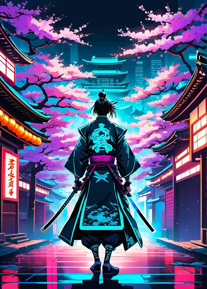 Samurai in Neon City