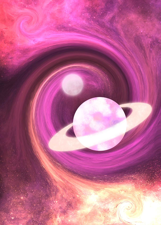 Galaxy with Planets
