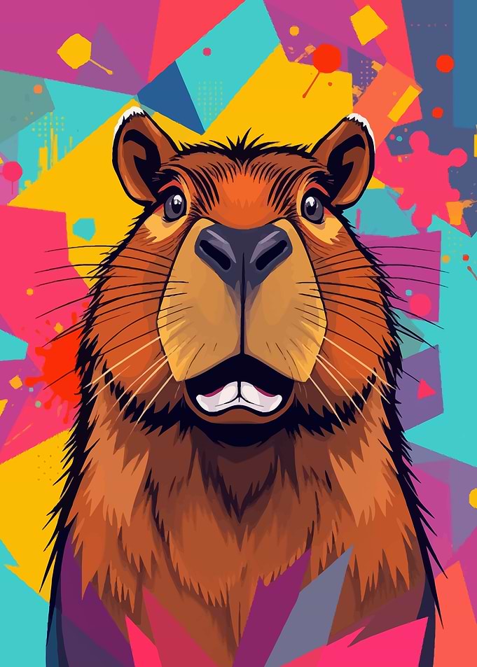 Capybara Portrait