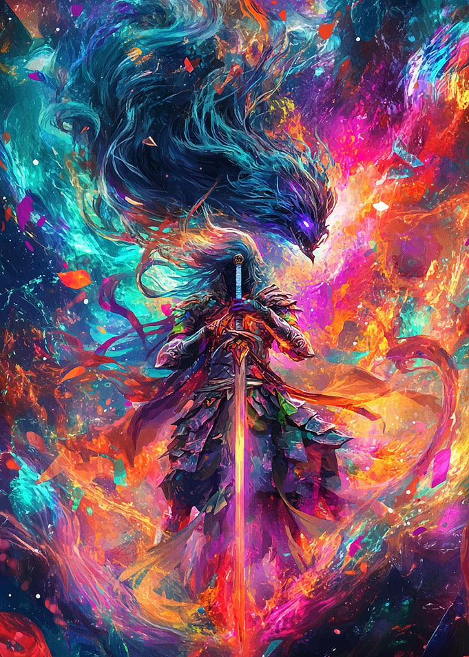 Warrior and Dragon