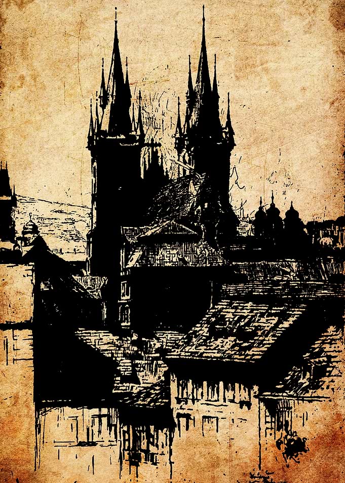 Gothic Architecture Sketch