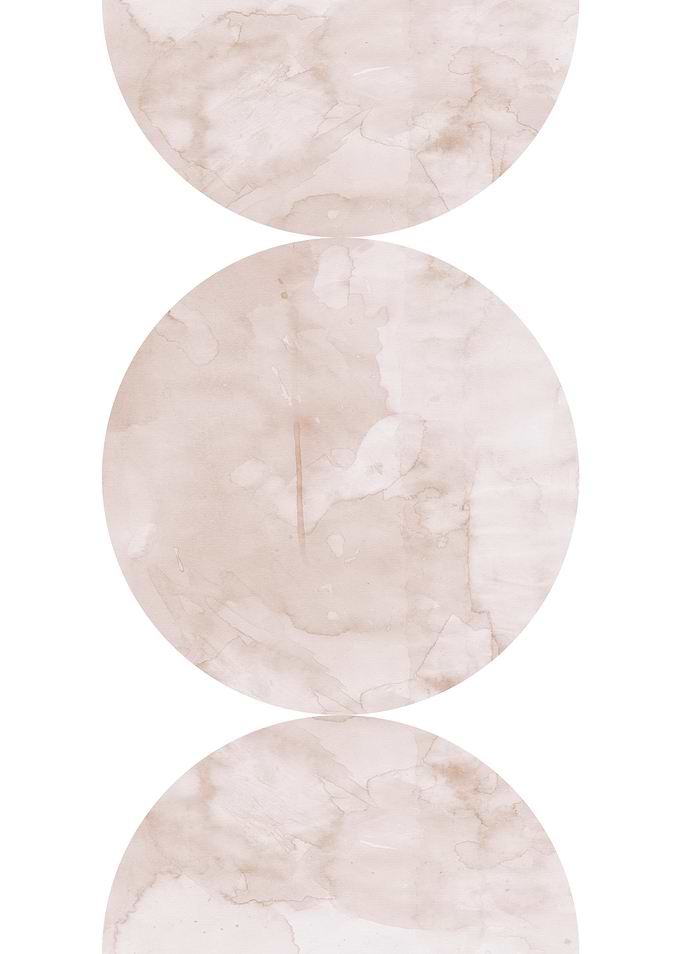 Abstract Watercolor Circles