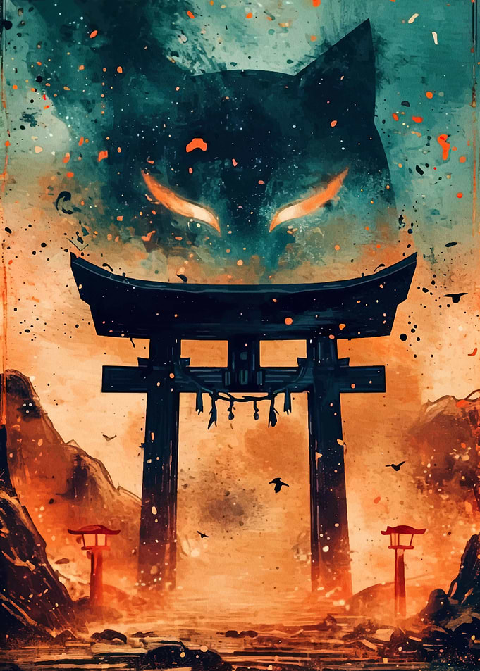 Japanese Fox Spirit Gate