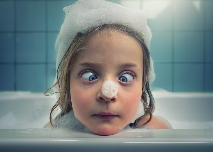 Funny Bath Time