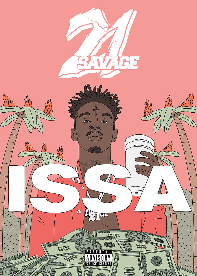 21 Savage Issa Album Cover