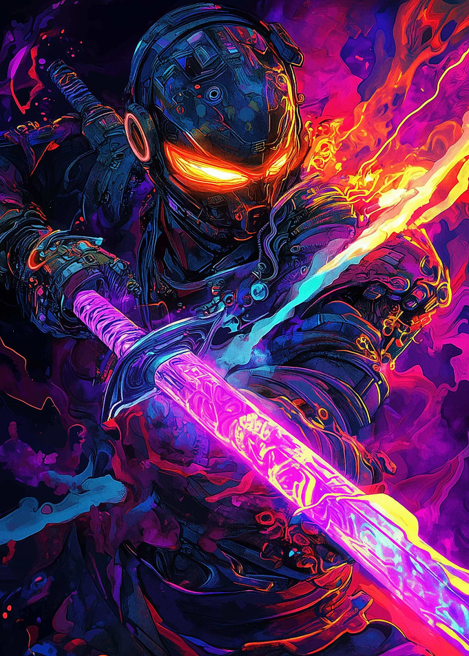 Cyberpunk Samurai