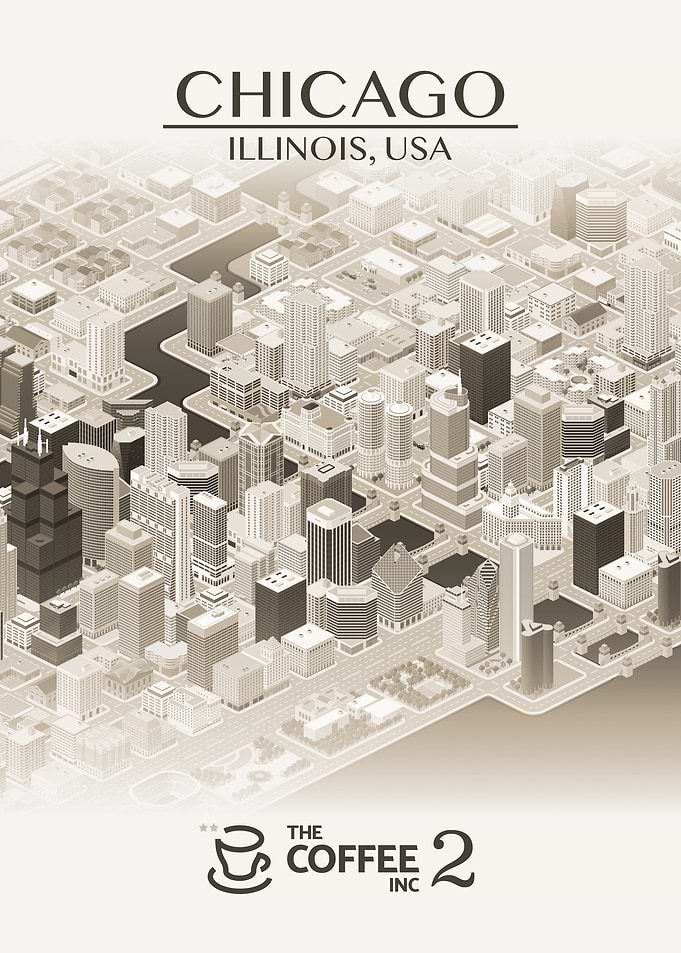 Chicago Skyline - Coffee Inc 2