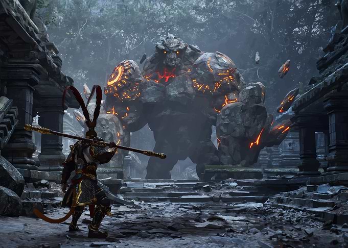 Monkey King vs. Stone Giant