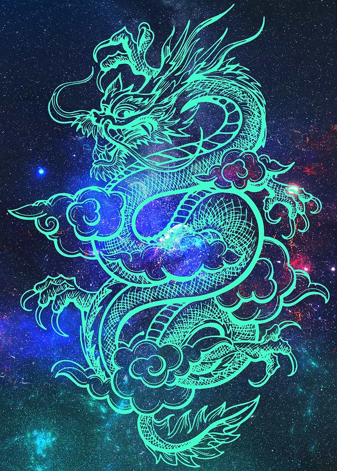 Teal Dragon Galaxy