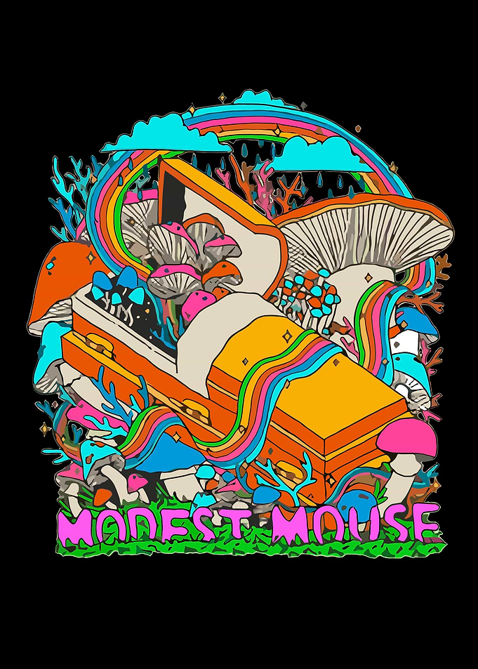 Modest Mouse Coffin Art