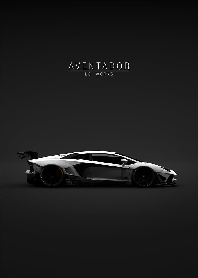 2011 Lamborghini Aventador LB WORKS Limited - White