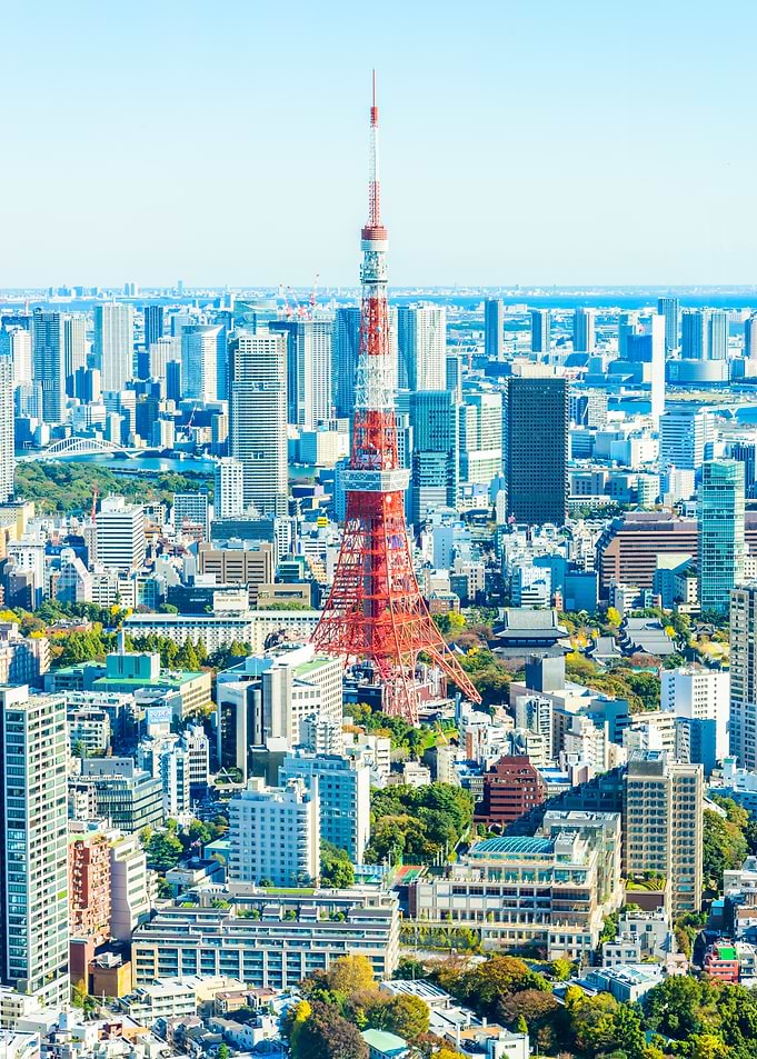 Tokyo Tower Skyline