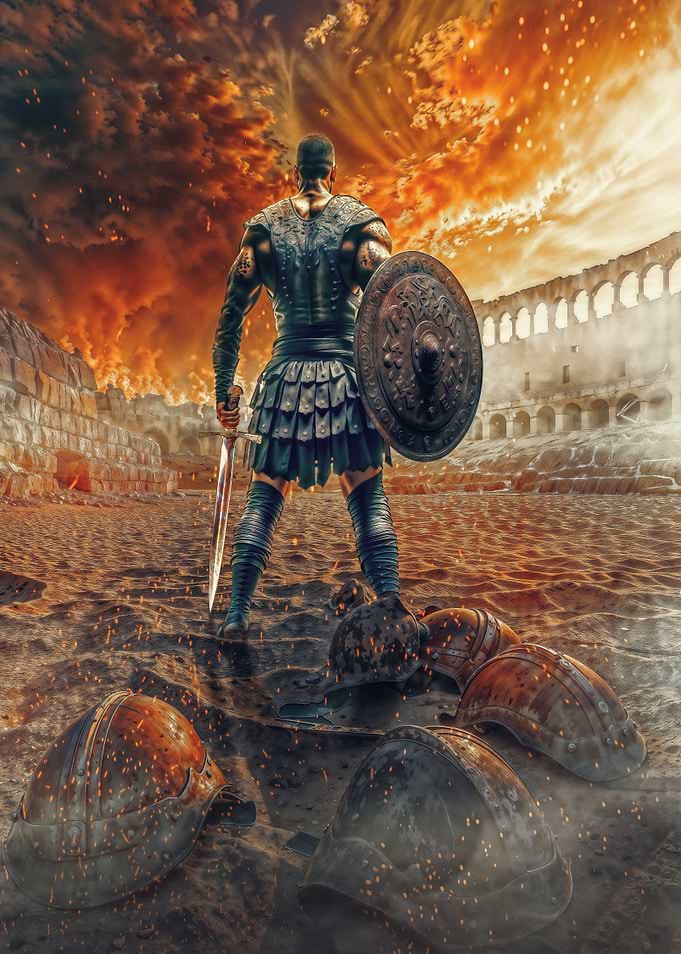 The fight of theGladiator