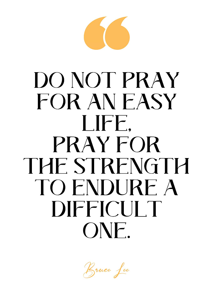 Bruce Lee Quote - Strength