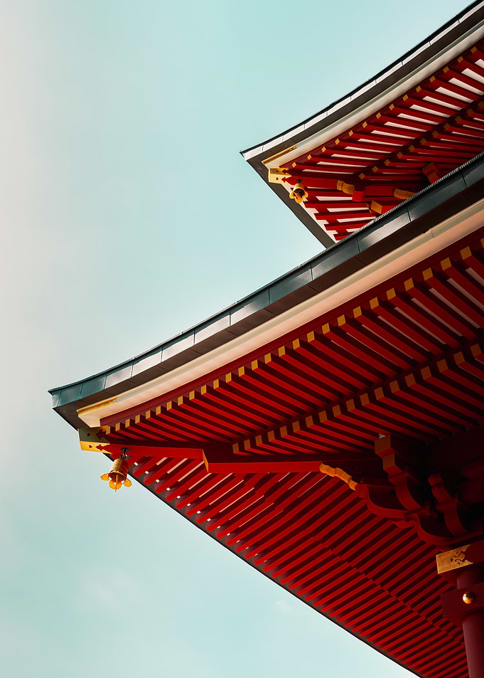 Japanese Temple Roof