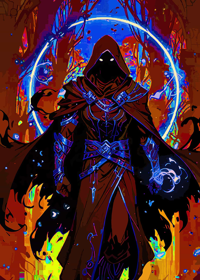 Wizard Magic Hooded