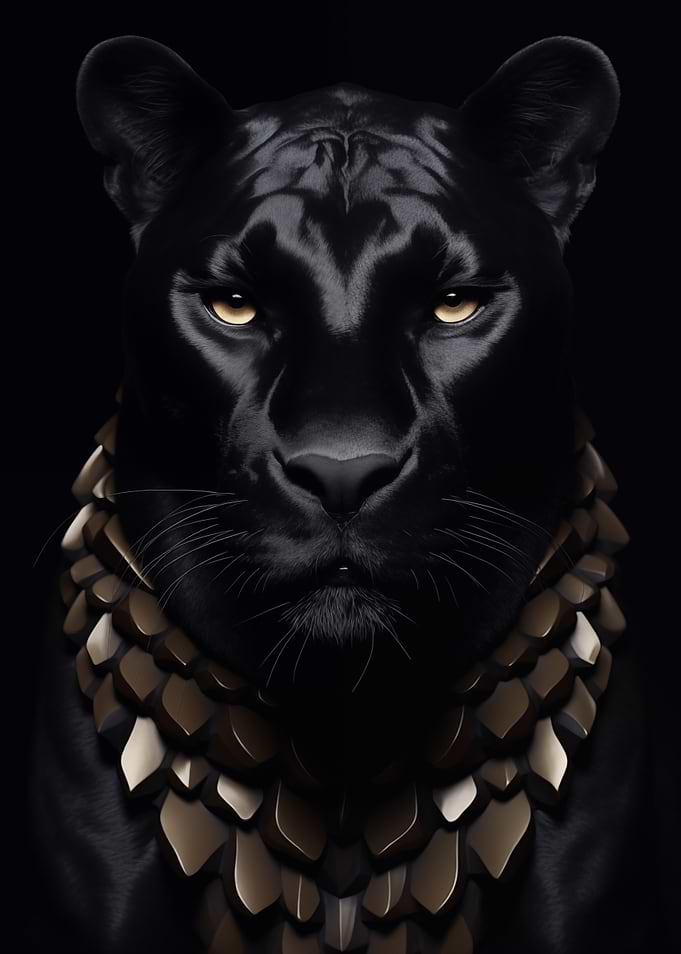 Black Panther Portrait