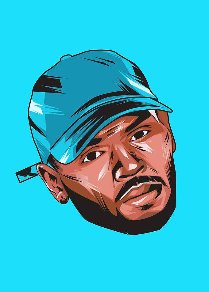 Chris Brown Digital Portrait