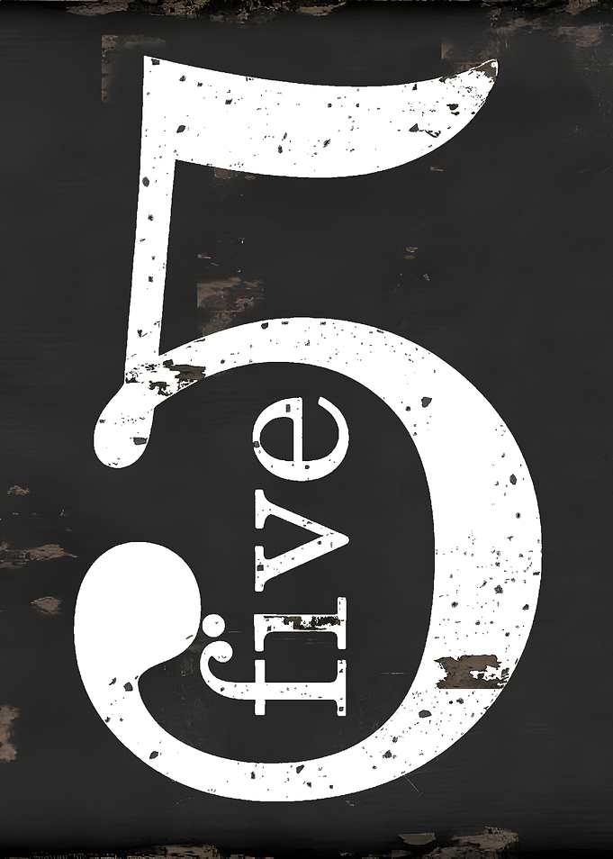 Number Five Sign
