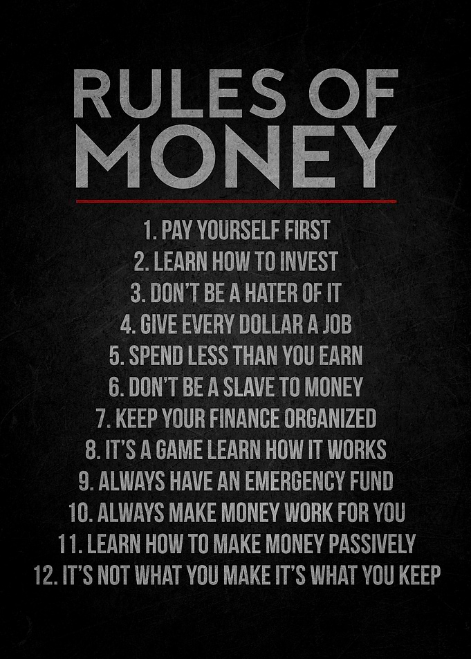 Rules of Money Poster