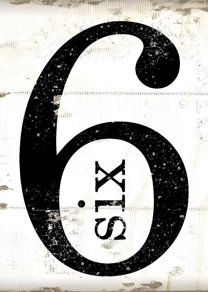 Number Six Wall Art