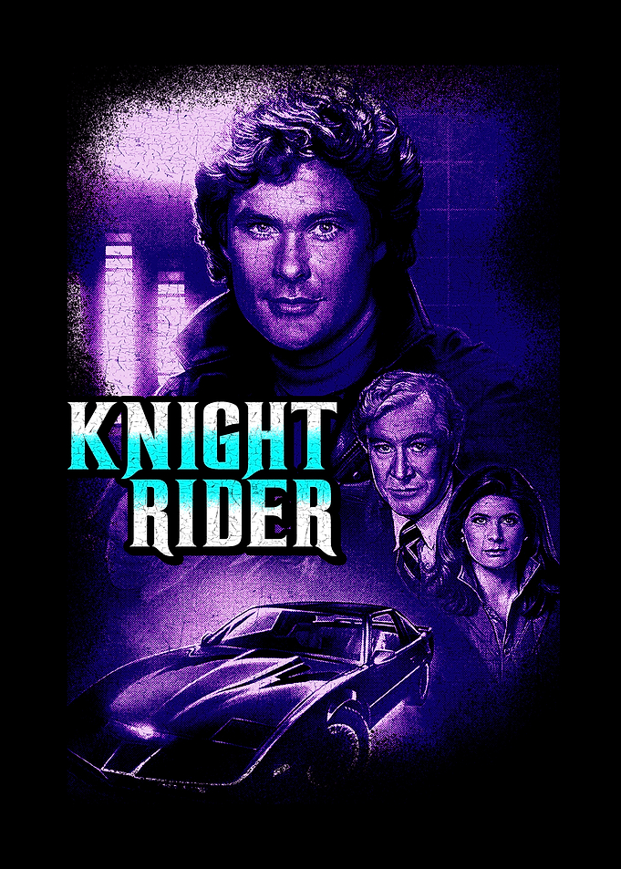 Knight Rider Retro Poster