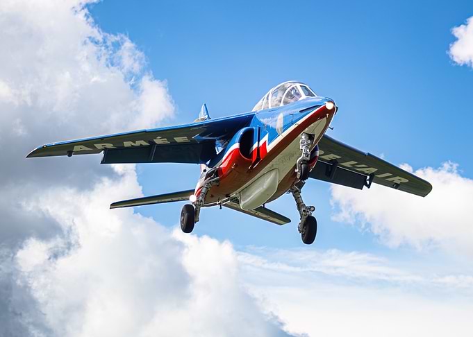 Alpha Jet fly by