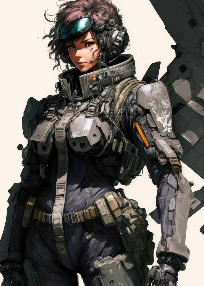 Female Cyborg Soldier
