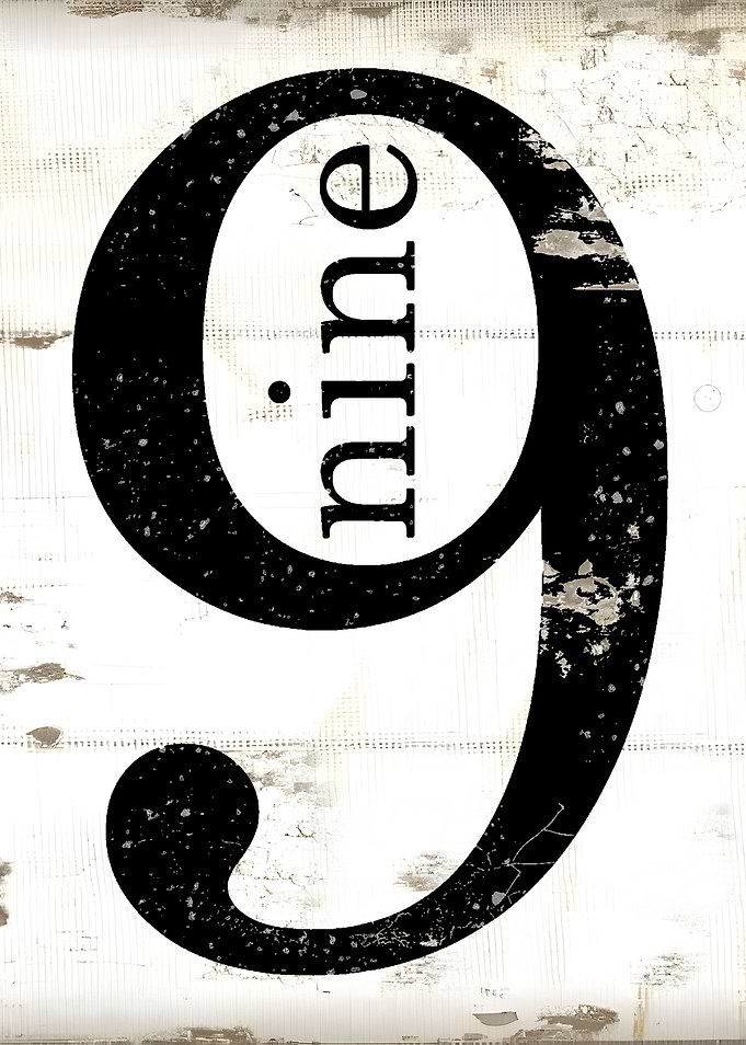 Number Nine Wall Art