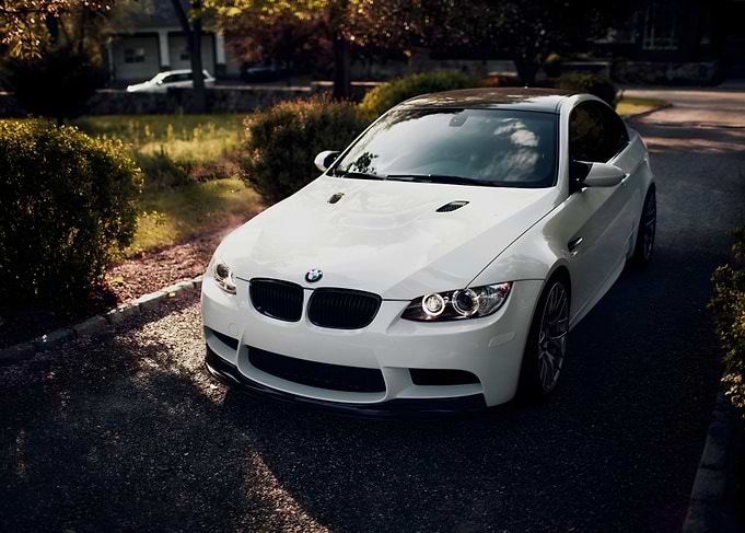 White BMW M3
