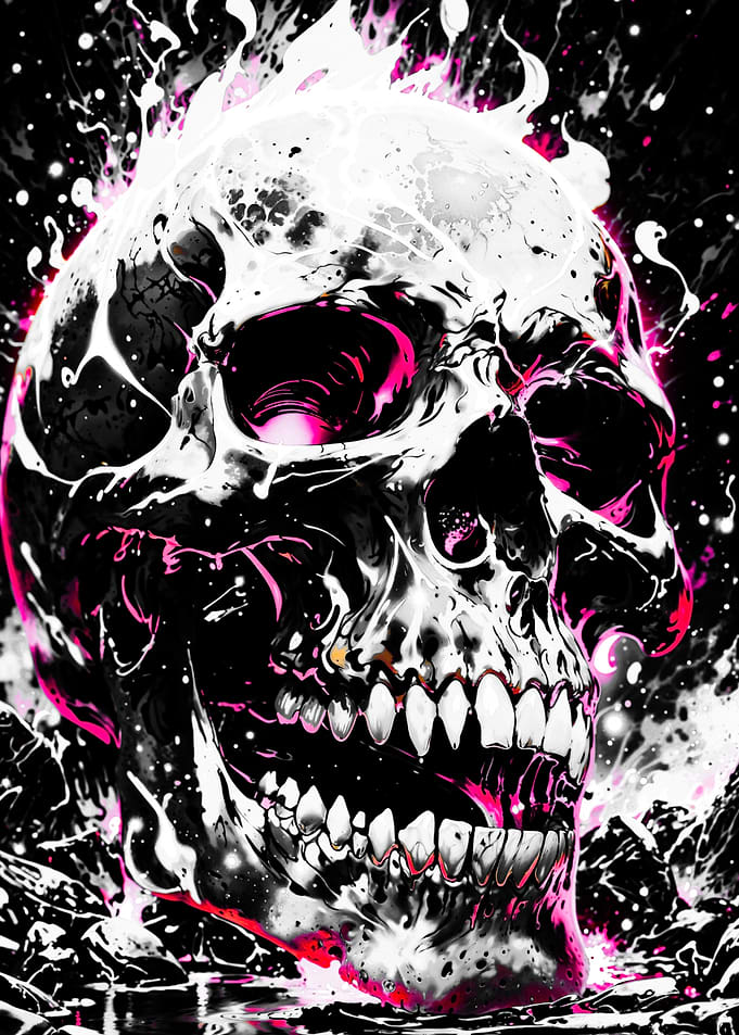 Skull in Flames