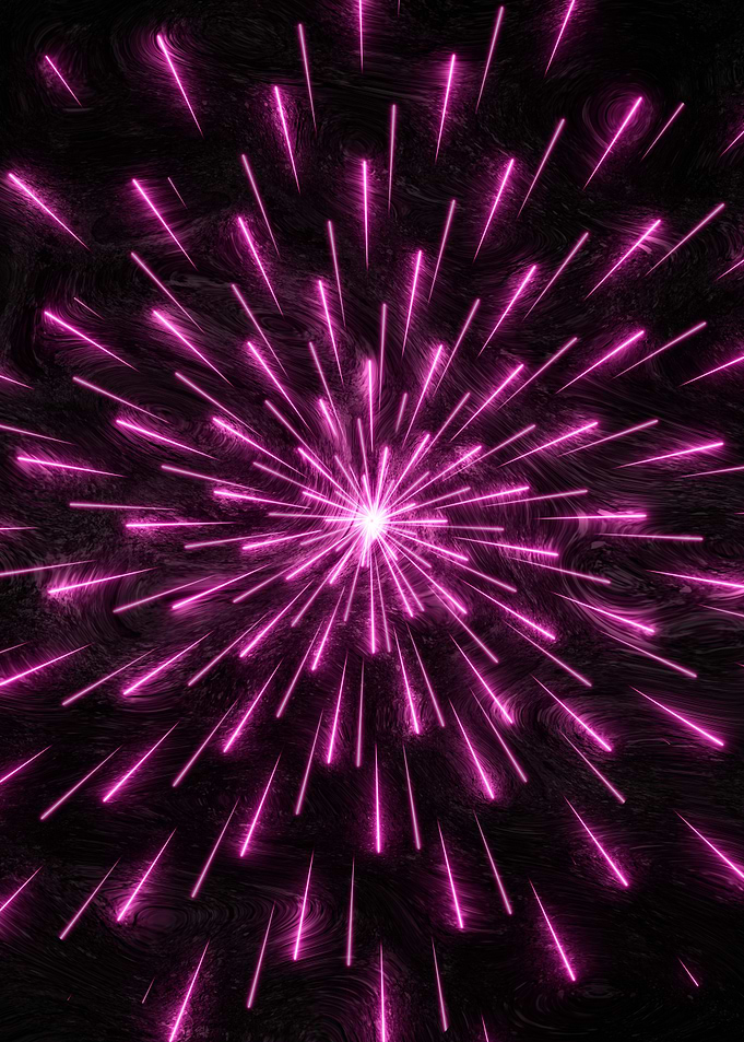 Pink Neon Sparks