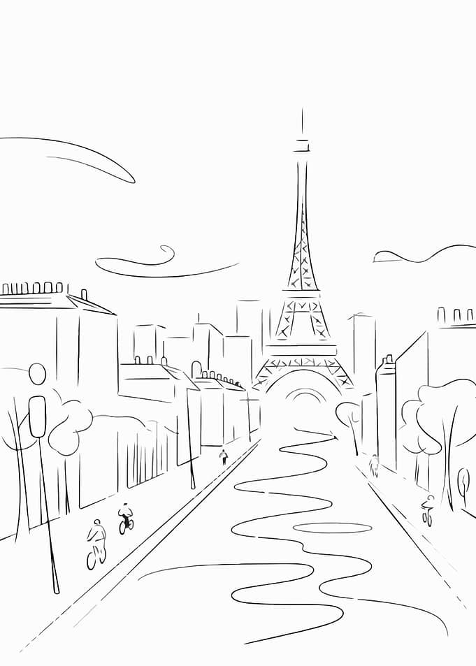 Eiffel Tower Sketch