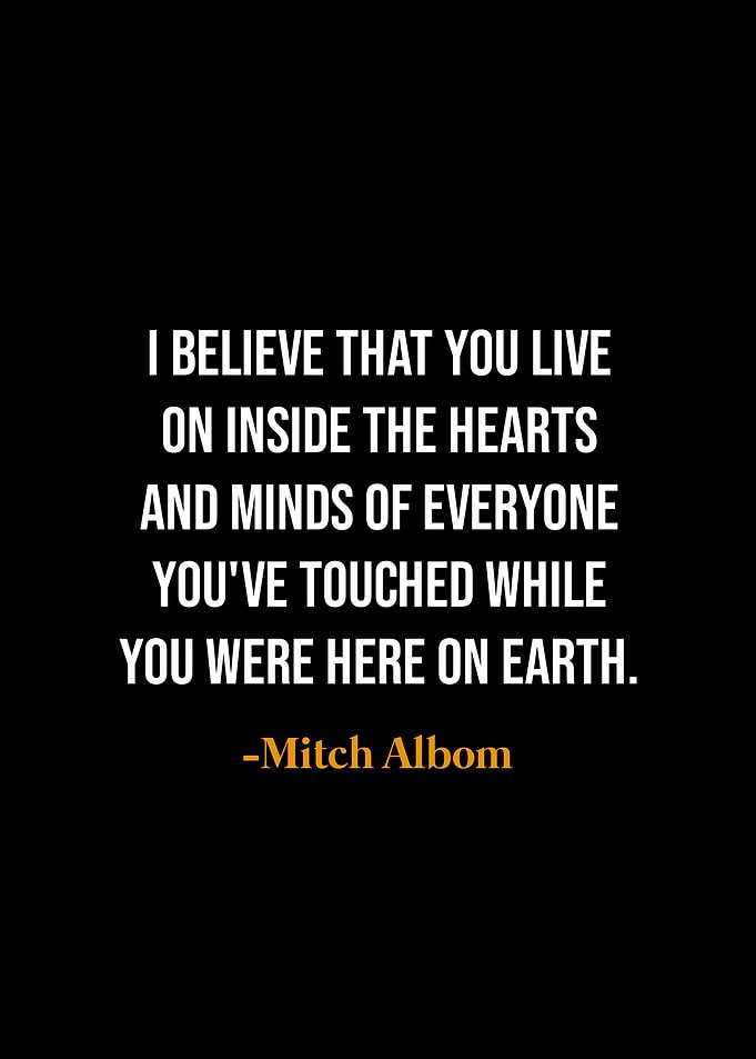 Mitch Albom Quote