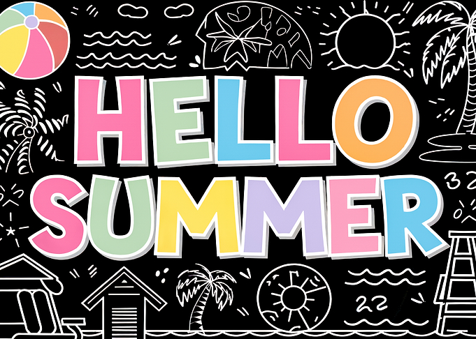 Hello Summer Doodle