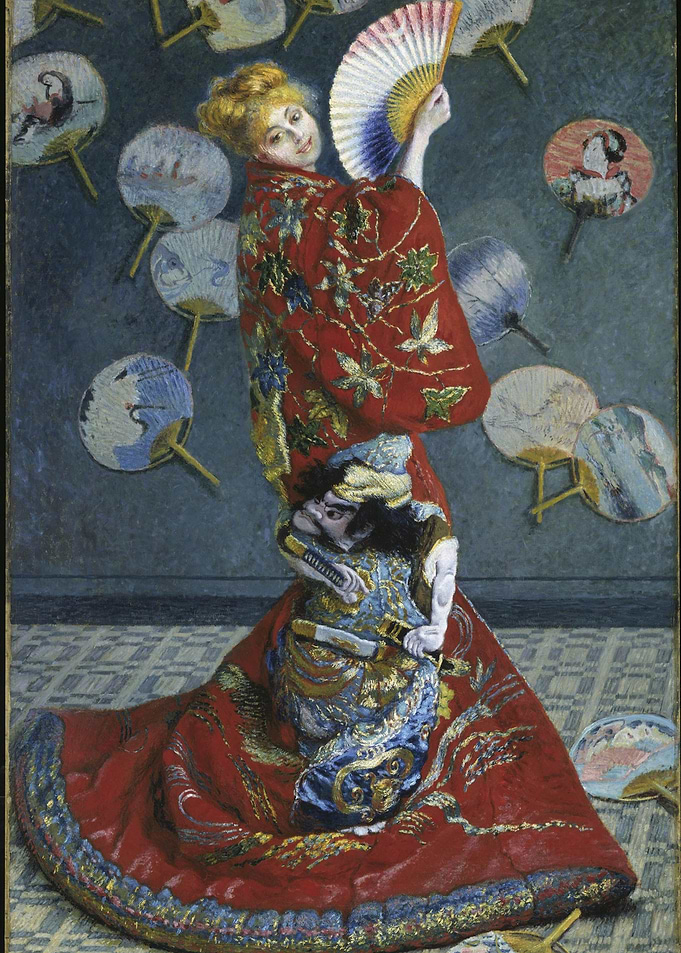 the japanese woman monet