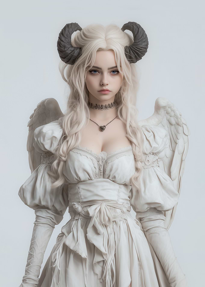 Angel with Horns