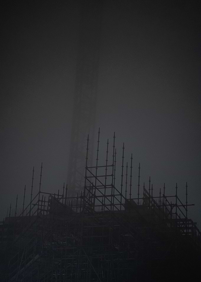 Cathedral of scaffolding