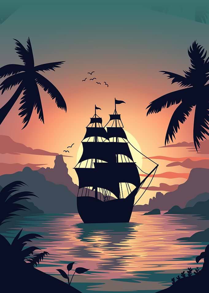 Sailboat and Sunset