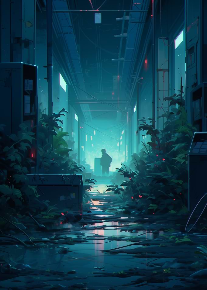 Overgrown City Corridor