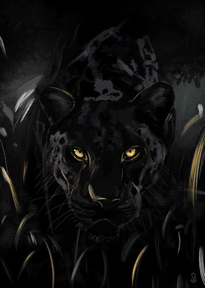 Black Panther Portrait