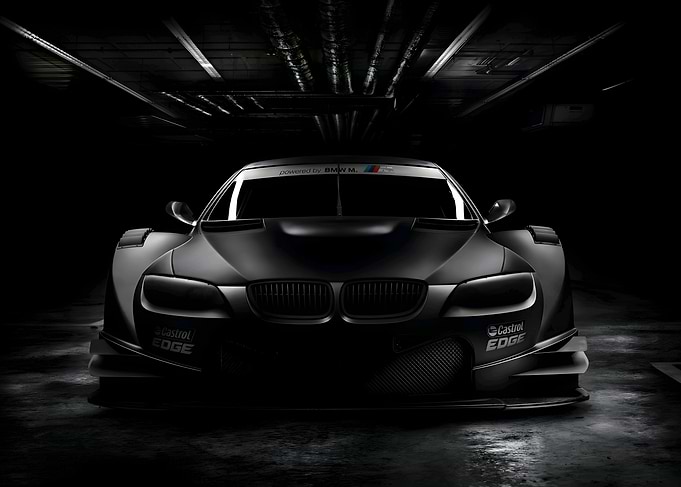Black BMW Race Car